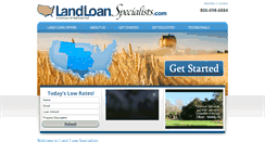 Desktop Screenshot of landloanspecialists.com