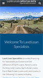 Mobile Screenshot of landloanspecialists.com
